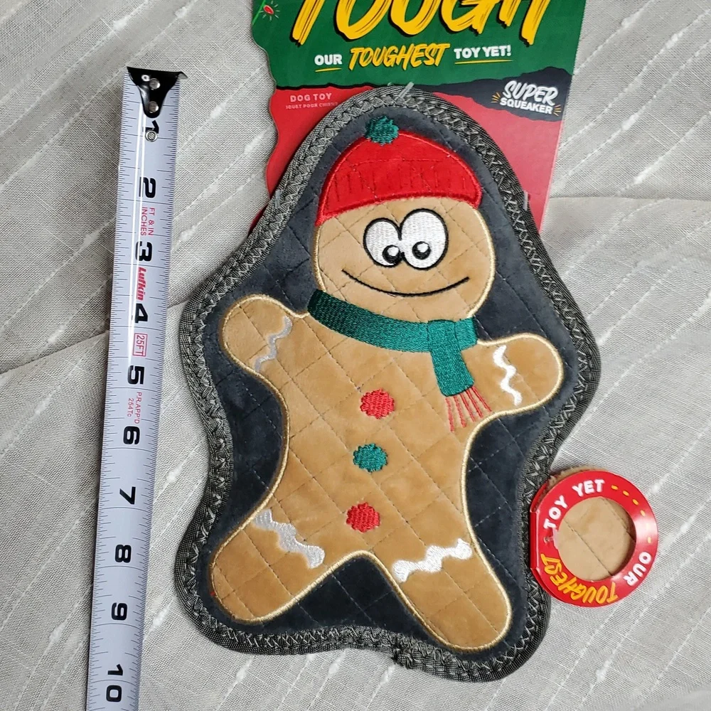 Festive Gingerbread Dog‎ Toy